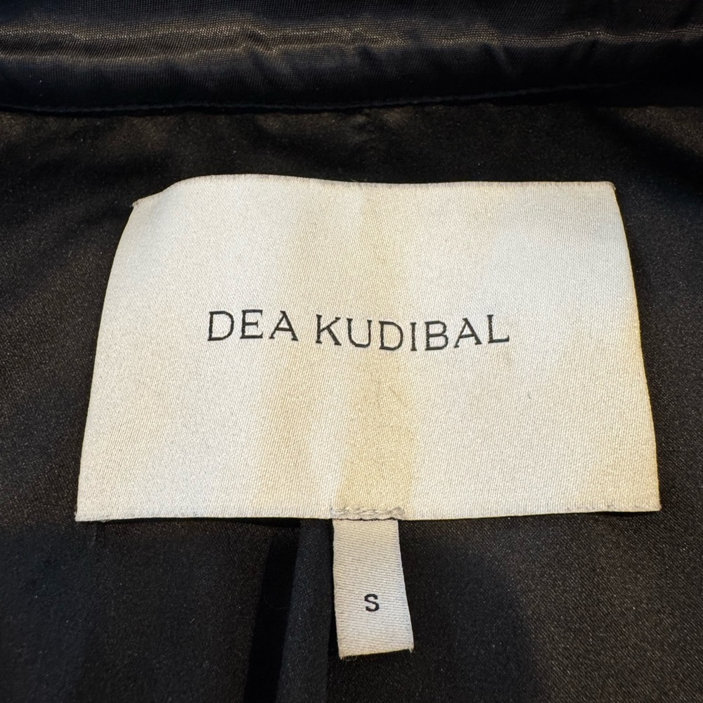 Dea Kudibal Gwyneth Collarless Wool Blend Plaid Jacket Danish Designer Small - Picture 3 of 12